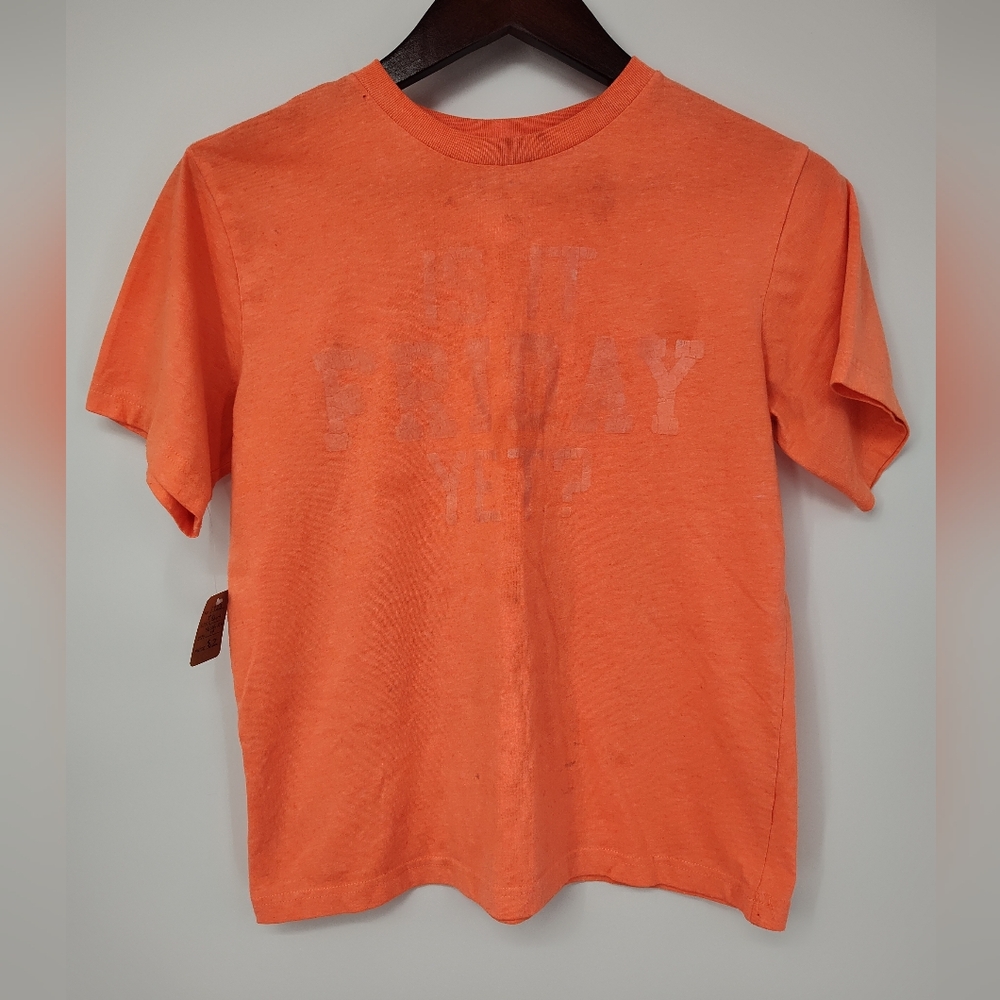 The Children's Place Vibrant Orange Graphic Tee Size Kids X Large, 14
